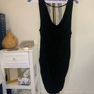 Sexy Glittery Black Mini Dress